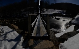 Ausable Dam – Night Crossing